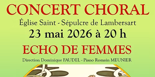 concert \u00c9cho de Femmes 