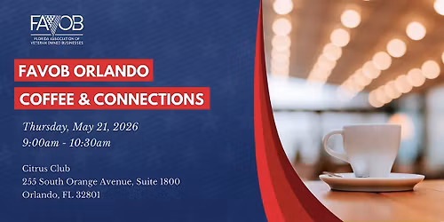 FAVOB ORLANDO COFFEE & CONNECTIONS