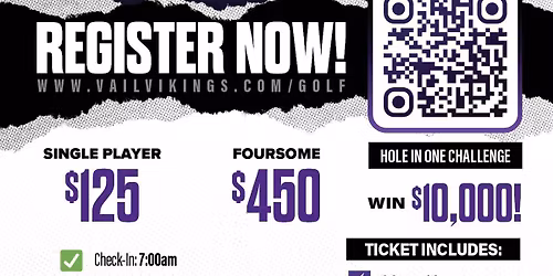 Vail Vikings Golf Tournament: Thunder at Vailhalla