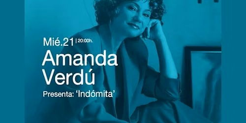 Amanda Verd\u00fa presenta Ind\u00f3mita