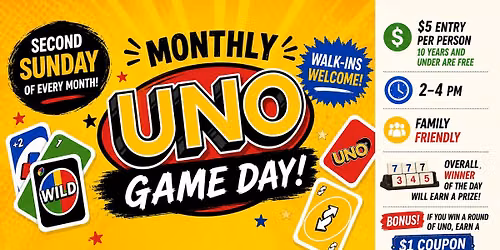 Uno Game Day - Monthly