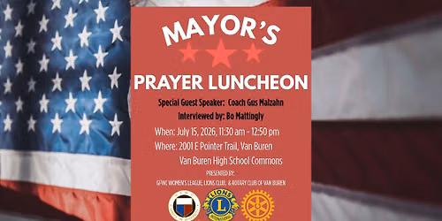 Mayor's Prayer Luncheon 2026