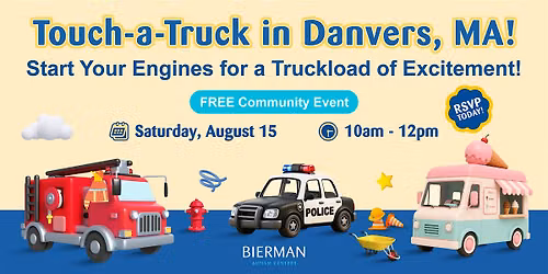 FREE Sensory-Friendly Touch-a-Truck in Danvers!