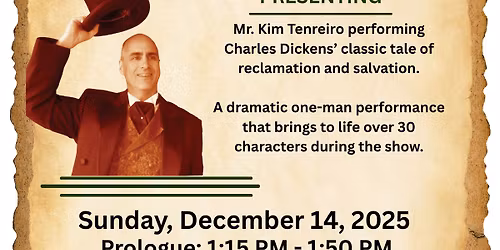 A Christmas Carol \u2013 One-Man Show 