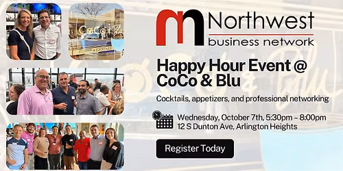 Northwest Business Network: Happy Hour Networking @ CoCo & Blu (October 7)