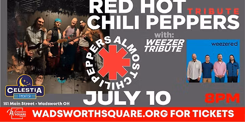 ALMOST CHILI PEPPERS with Weezered | The Celestia Theater