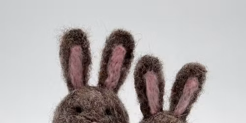 Needle-felting Bunny Workshop. 