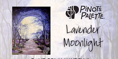 Lavender Moonlight Paint and Sip Night Out