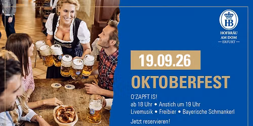 Oktoberfest - \u201eO'zapft is!" \ud83c\udf7a