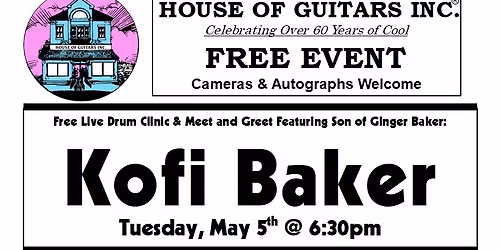 Kofi Baker Drum Clinic