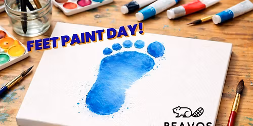 BEAVOS - Lil' Feet Paint Day!