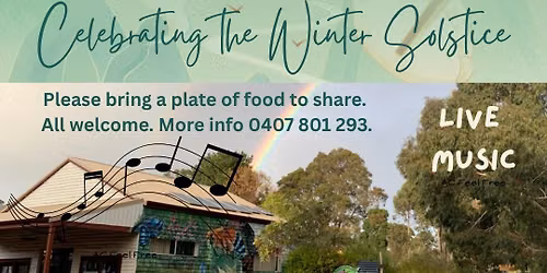 Winter Solstice Bonfire with Community Potluck Dinner and Live Music