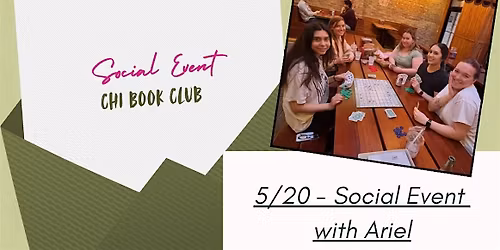 May Social Event w Chi Book Club