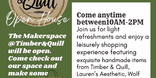 Christmas Pop Up and Merry Makerspace Open House