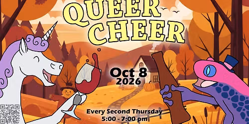 Queer Cheer at Quirk Brewery on October 8th!