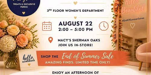 End of Summer Soir\u00e9e