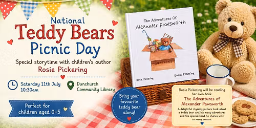 \ud83e\uddf8 National Teddy Bears Picnic Day Storytime with Rosie Pickering