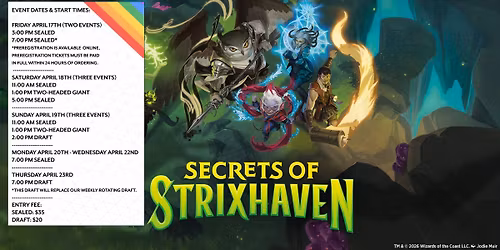 Secrets of Strixhaven Prerelease
