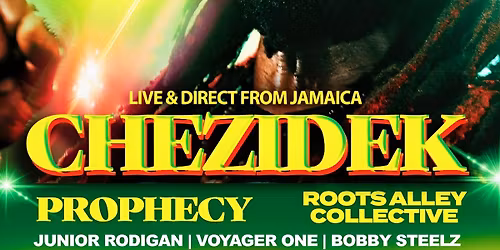 Reggae Star Chezidek Live in Boston 
