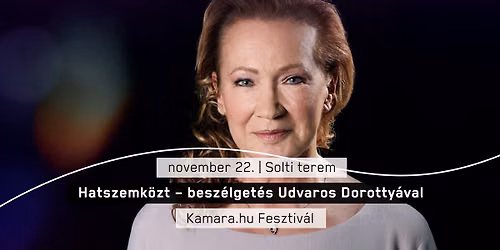Hatszemk\u00f6zt - besz\u00e9lget\u00e9s Udvaros Dorotty\u00e1val