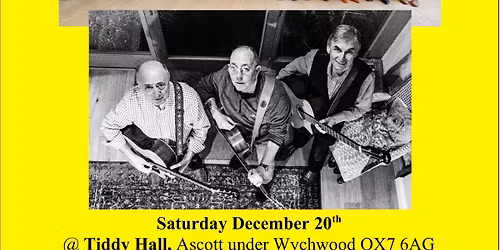 Three Piece Sweet Unplugged plus The Wychcraft Rock Choir. Start Xmas with a bang