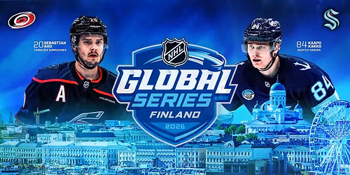 NHL Global Series \u2122\ufe0f: Hurricanes - Kraken, Veikkaus Arena, Helsinki 12.11. & 14.11.2026