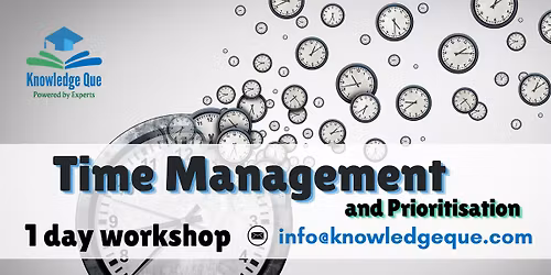 Time Management 1 Day Workshop | Pomona, CA