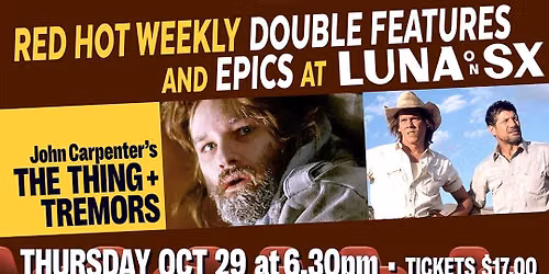 SX RED HOT DOUBLE: THE THING + TREMORS