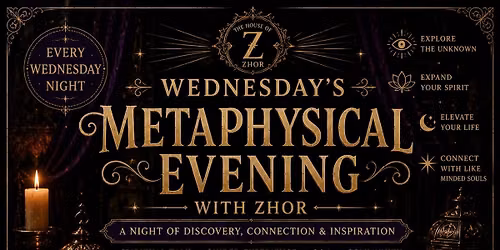 Wednesdays with Zhor's Metaphysical Teachings