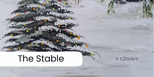 nJoyArt CHRISTMAS PAINT ESCAPE @ The Black Horse, Leicester - The Stable