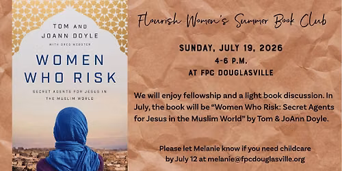 Flourish Women's #2 Summer Book Club Event: Women Who Risk