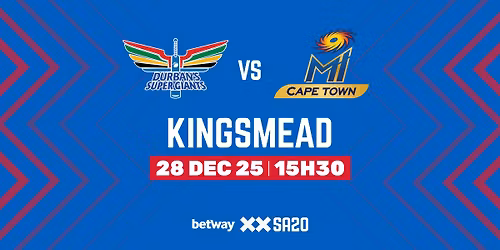 Durban's Super Giants vs MI Cape Town