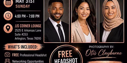Headshot Party for Entrepreneurs & Professionals = Networking
