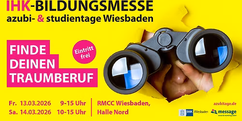 Wiesbaden 2026 | IHK-Bildungsmesse - azubi- & studientage