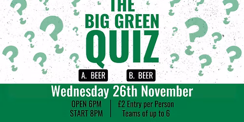 November Quiz Night @ Green Duck Brewery