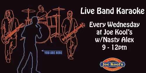 Live Band Karaoke - Every Wednesday at Joe Kool's