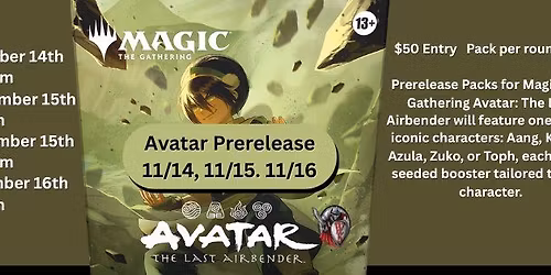 Avatar Prerelease #MTG