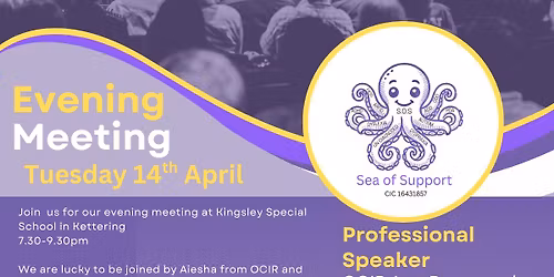 Sea Of Support Evening Meeting