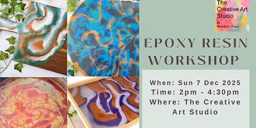 Sun 7 Dec - Mixed Epoxy Resin