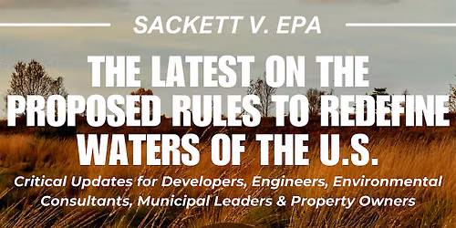 The Latest on the Proposed Rules to Redefine Waters of the U.S.