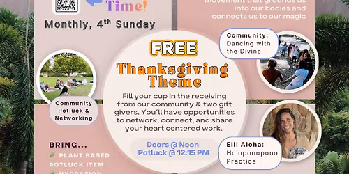 Monthly Gathering - November | A Conscious Vision