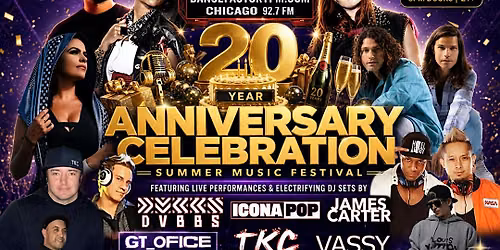 Dance Factory Radio 20 Year Anniversary & Summer Music Festival
