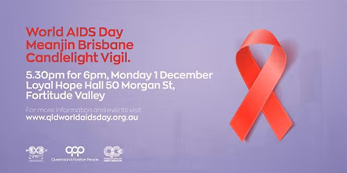 World AIDS Day Meanjin Brisbane Candlelight Vigil