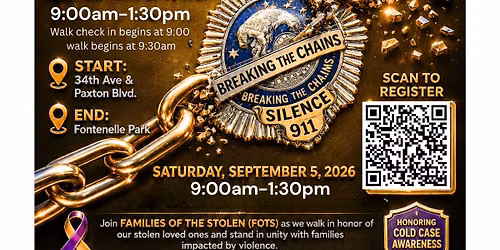 3rd Annual Gone, But Not Forgotten Community Walk