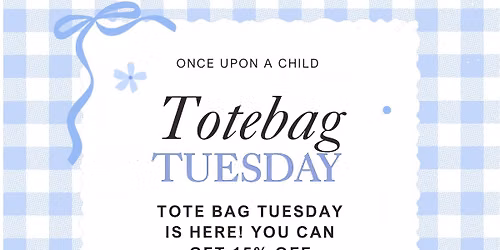 Tote Bag Tuesday 