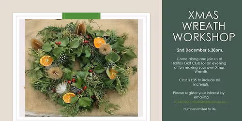 Xmas Wreath Workshop