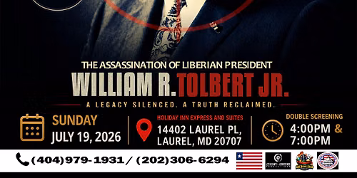 Movie premiere of The Assassination of President William R Tolbert