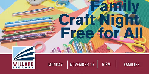Family Craft Night Free-For-All
