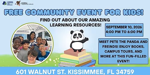 Free Community Event for Kids! Meet Pete the Panda and Friends
