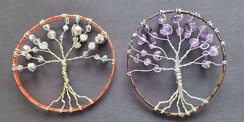 Tree of Life suncatchers workshop at the Crafty Cottage, Fair Oak
